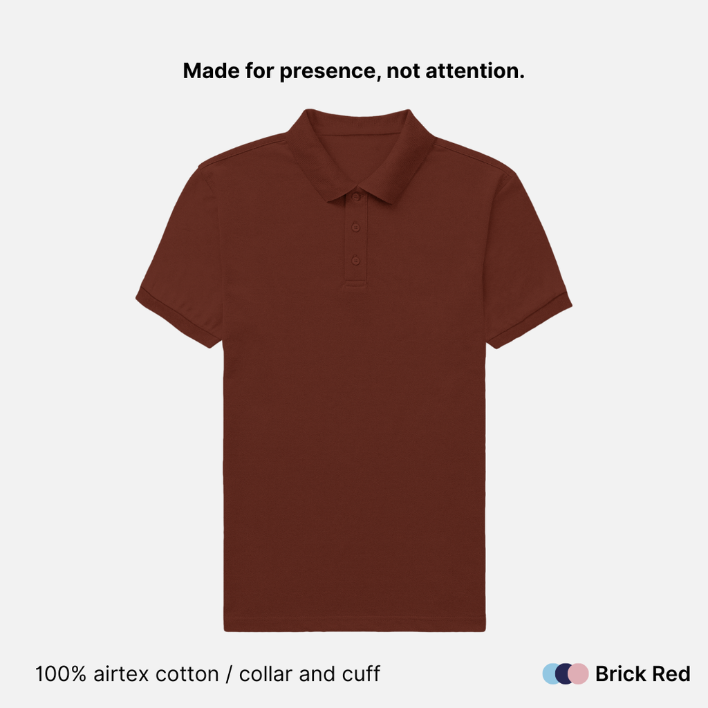 Airtex Cotton Polo T-Shirt for Men - 220 GSM