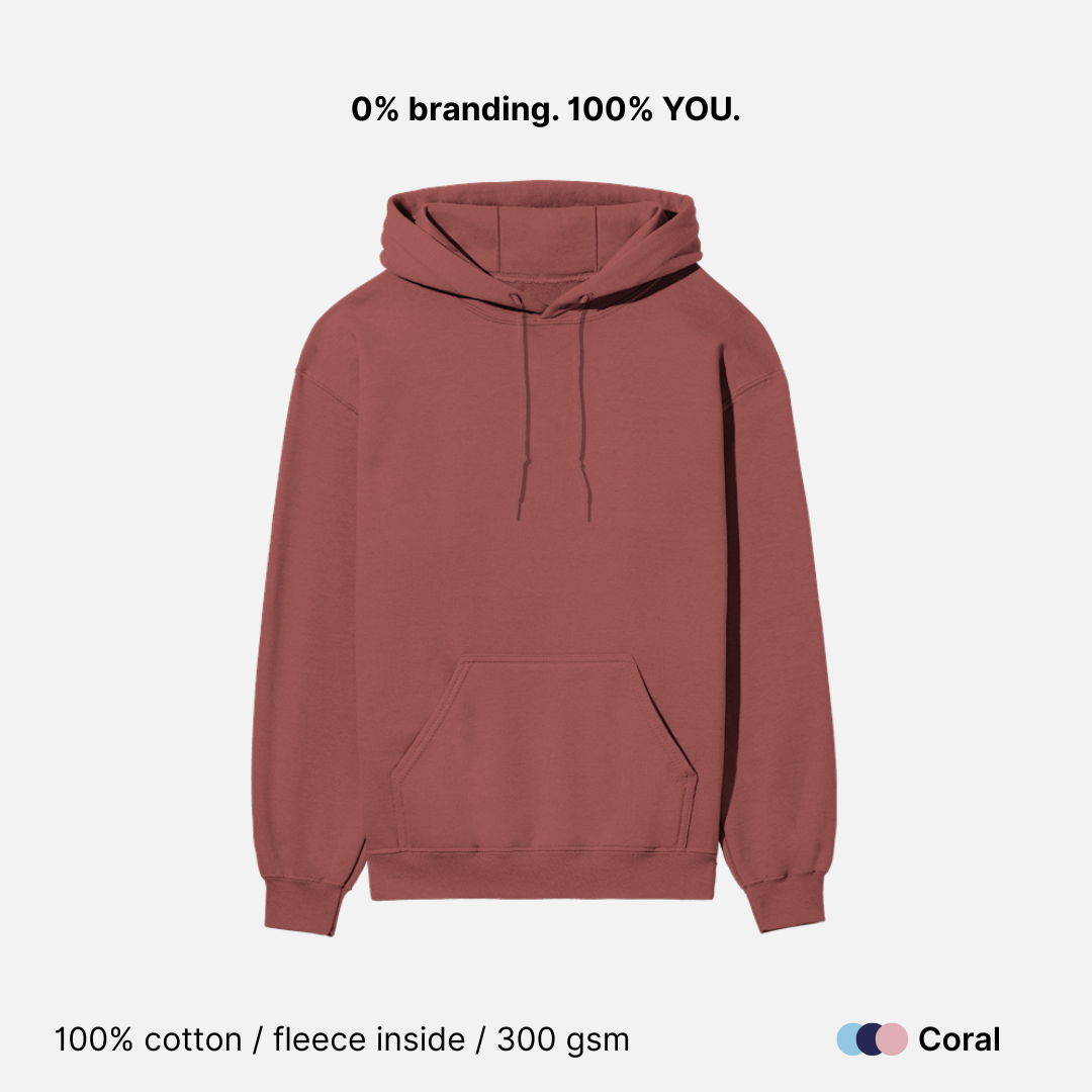 Heavyweight Regular Fit Unisex Hoodie - 300GSM