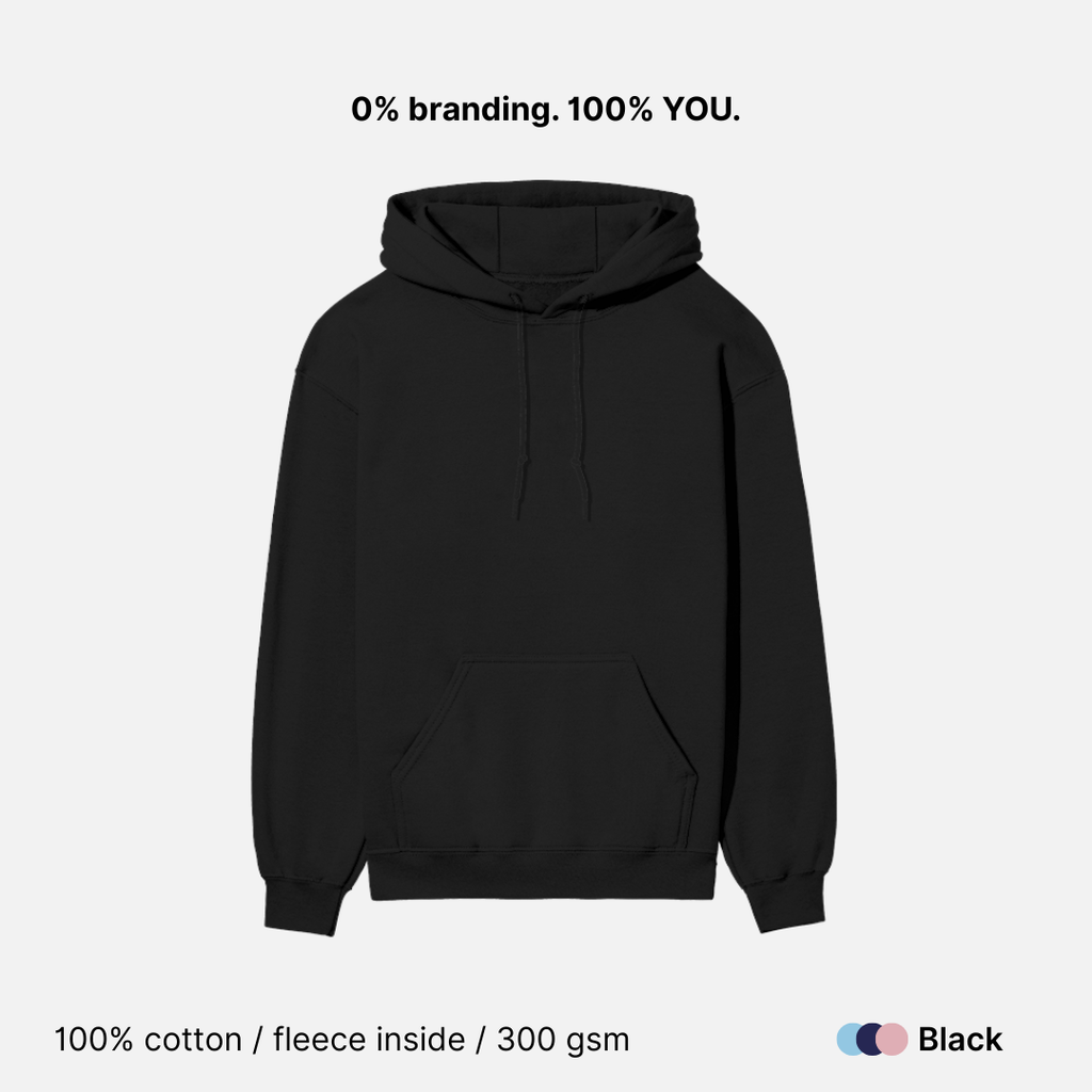 Heavyweight Regular Fit Unisex Hoodie - 300GSM