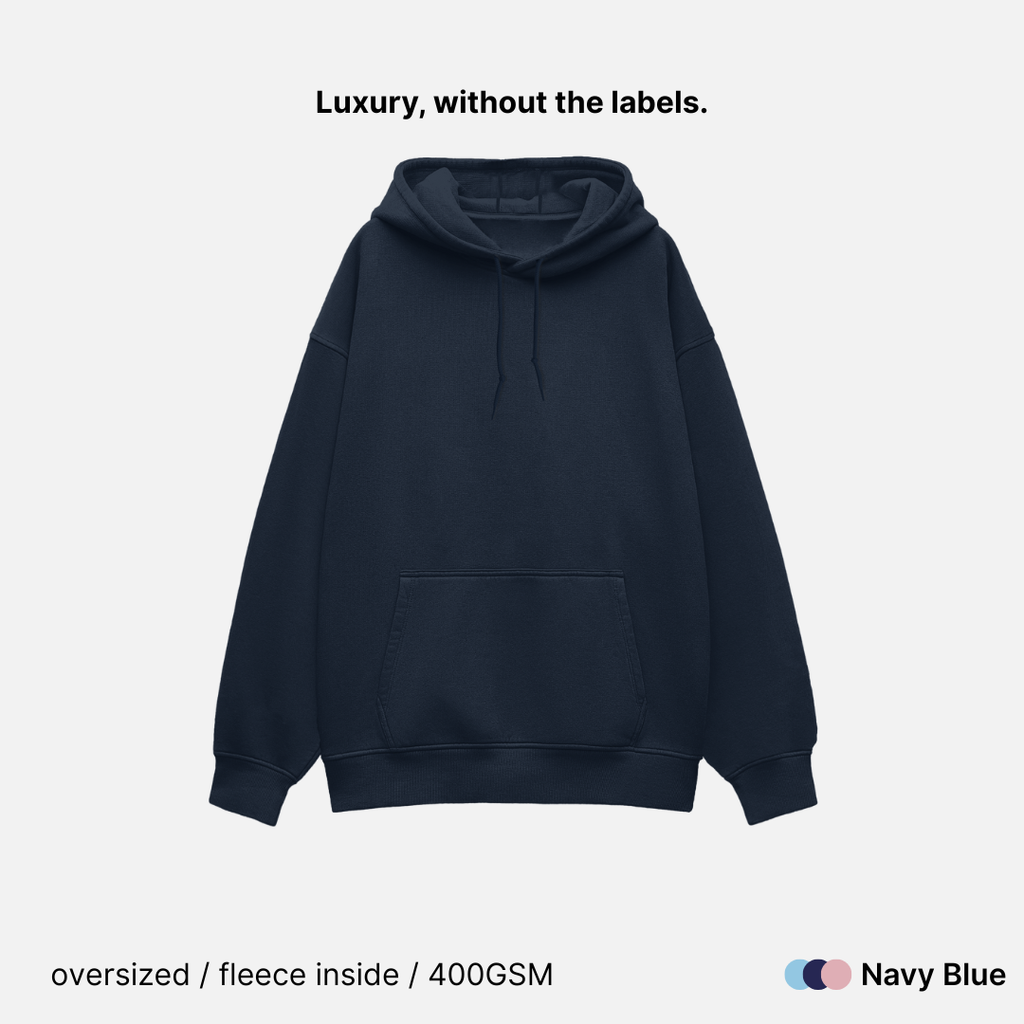 Relaxed Fit Heavyweight Unisex Hoodie - 400GSM