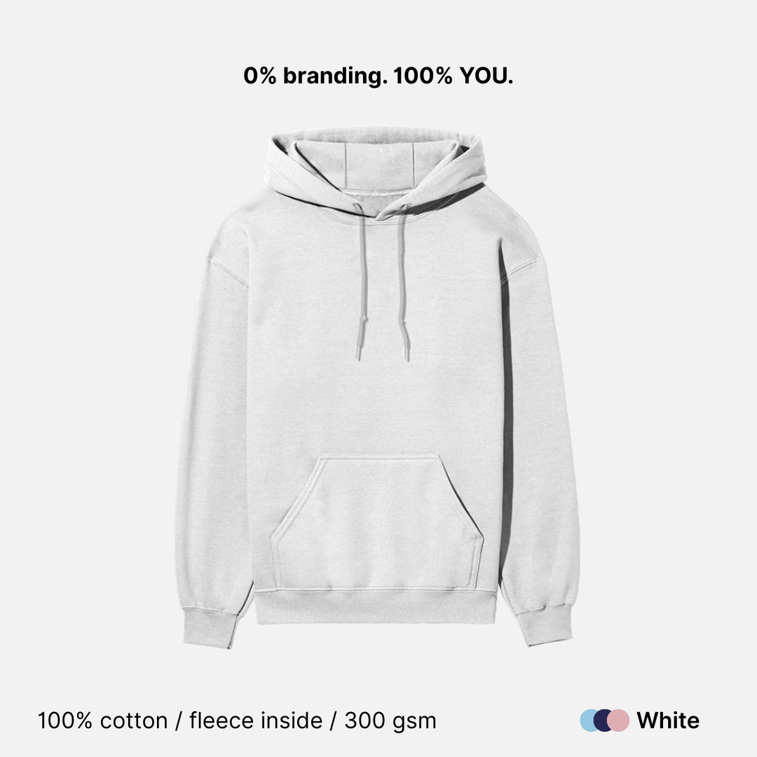 Heavyweight Regular Fit Unisex Hoodie - 300GSM