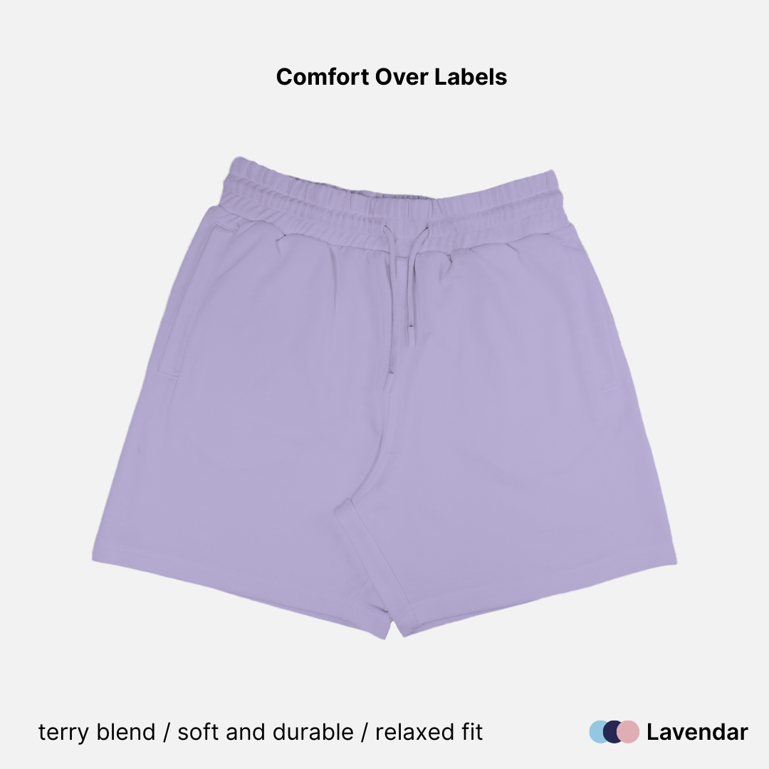 Cotton Rich Terry Blend Unisex Shorts - 260 GSM