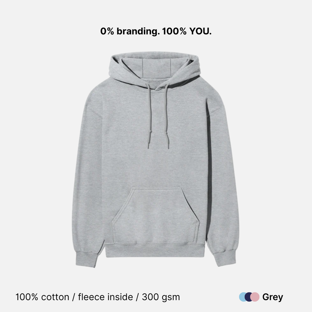 Heavyweight Regular Fit Unisex Hoodie - 300GSM