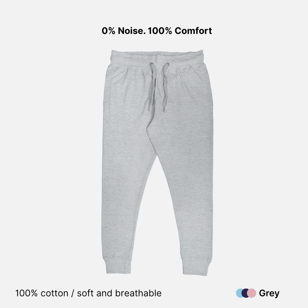 100% Cotton Solid Unisex Joggers - 260 GSM