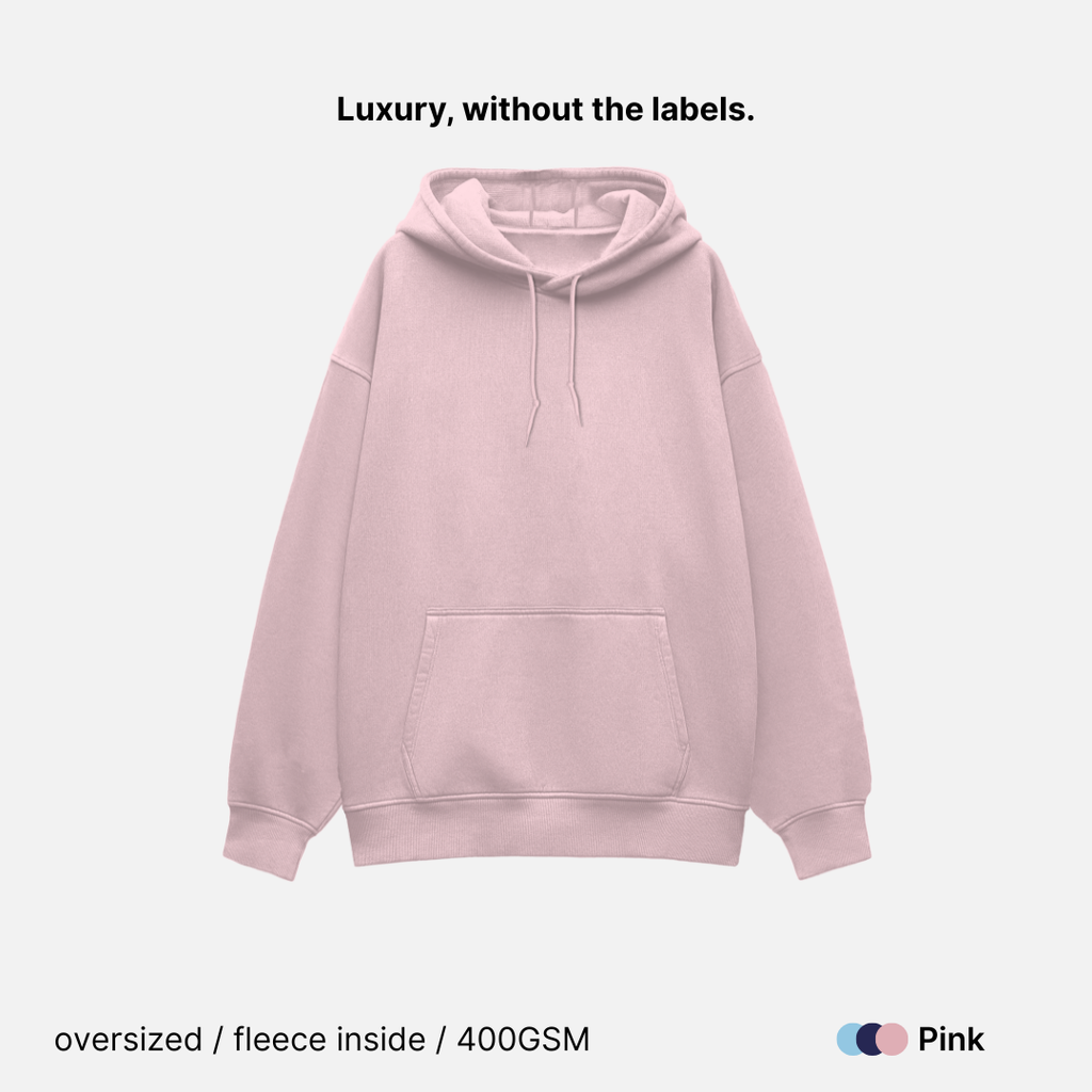 Relaxed Fit Heavyweight Unisex Hoodie - 400GSM