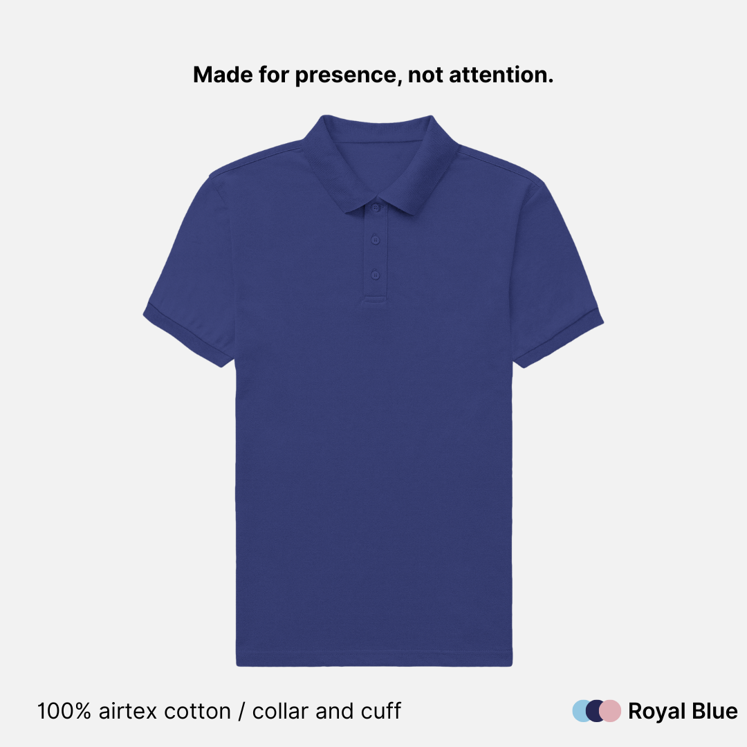 Airtex Cotton Polo T-Shirt for Men - 220 GSM
