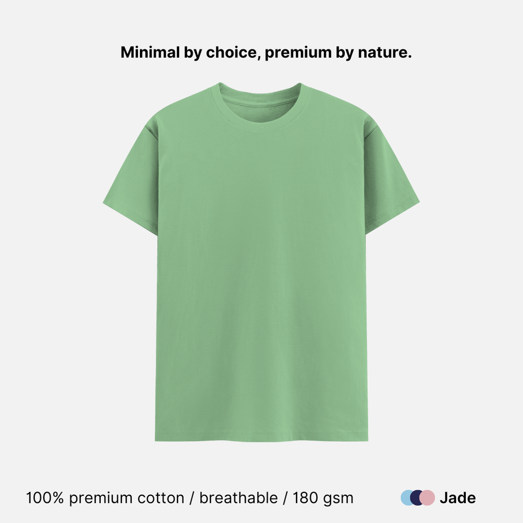 Super Combed Unisex Classic Crew Neck T-shirt - 180 GSM