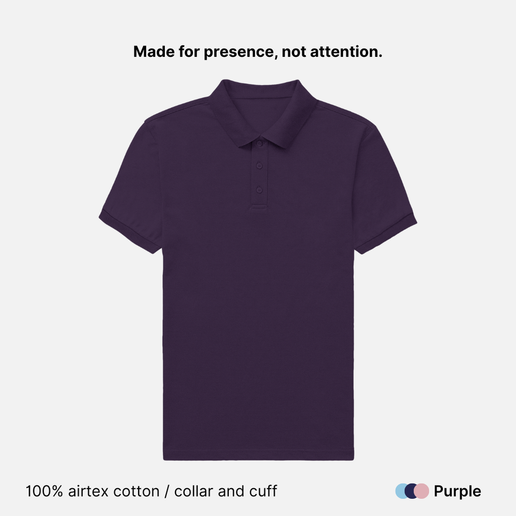 Airtex Cotton Polo T-Shirt for Men - 220 GSM