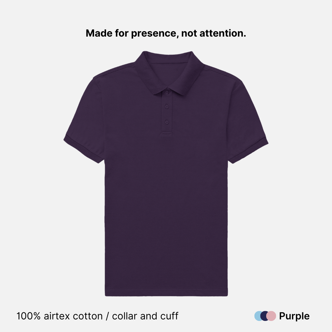 Airtex Cotton Polo T-Shirt for Men - 220 GSM