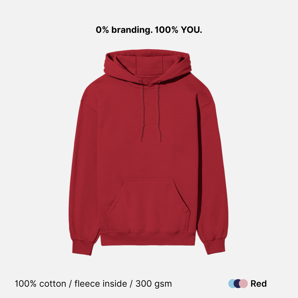 Heavyweight Regular Fit Unisex Hoodie - 300GSM