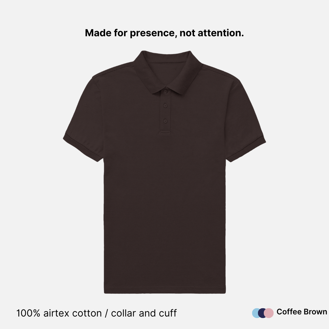 Airtex Cotton Polo T-Shirt for Men - 220 GSM