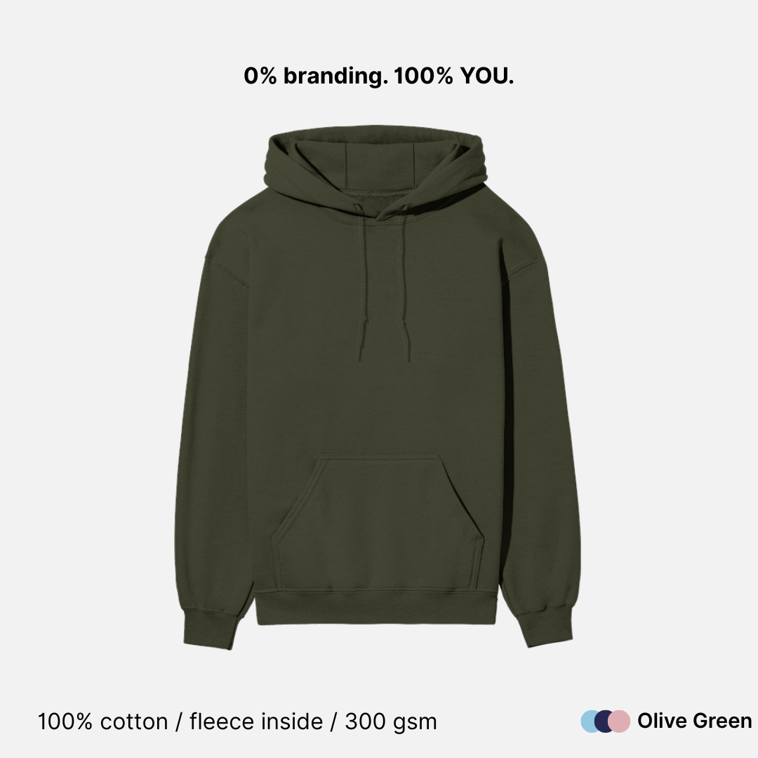 Heavyweight Regular Fit Unisex Hoodie - 300GSM