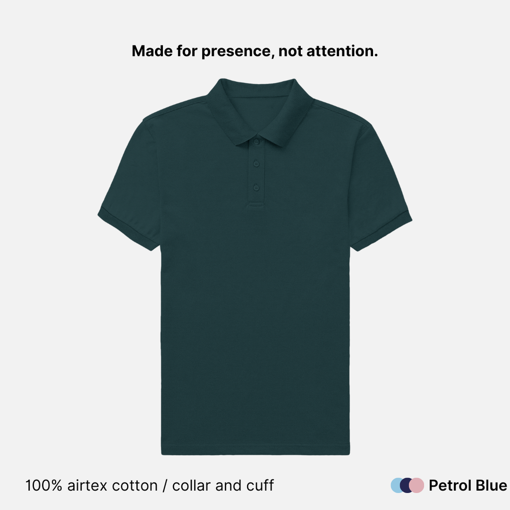 Airtex Cotton Polo T-Shirt for Men - 220 GSM