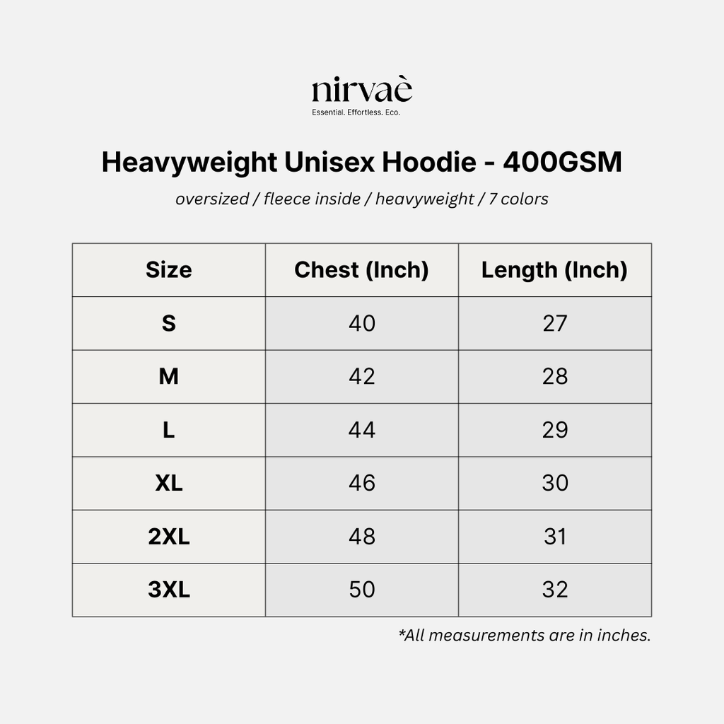 Relaxed Fit Heavyweight Unisex Hoodie - 400GSM