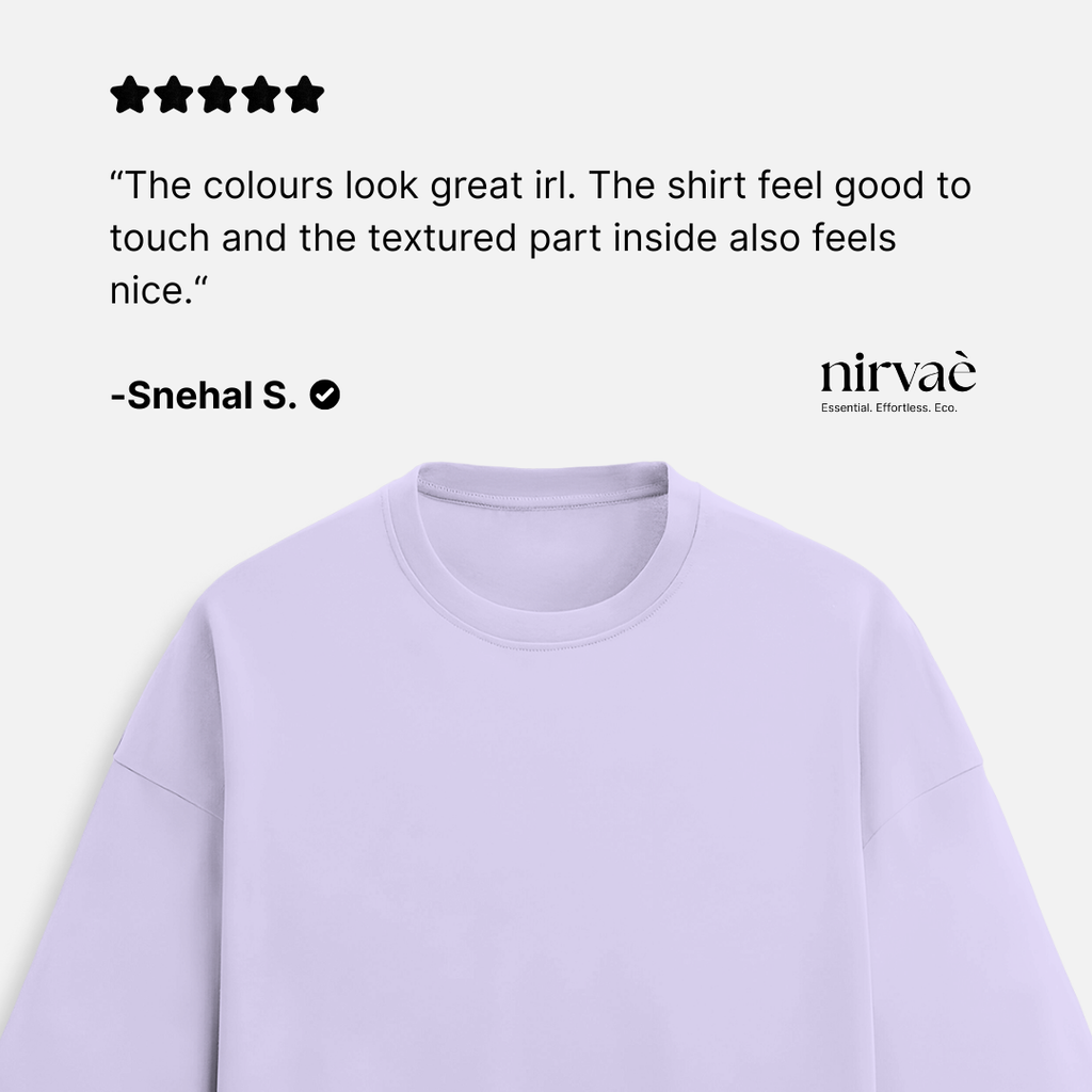 French Terry Cotton Unisex Oversized T-Shirt - 260 GSM