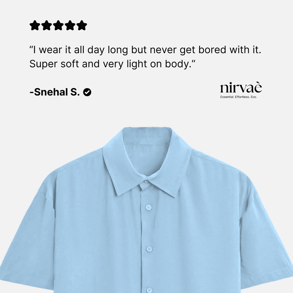 Oversized Fit Cotton Unisex Half Sleeve Shirt - 240 GSM