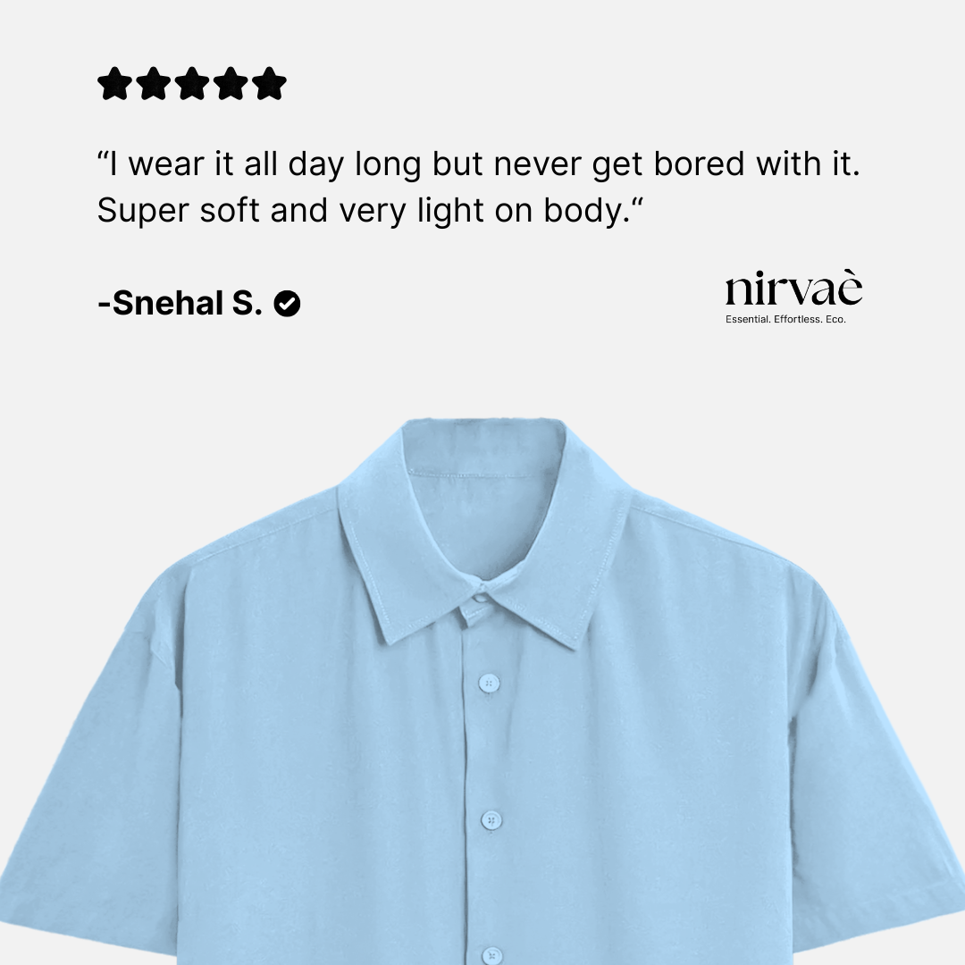 Oversized Fit Cotton Unisex Half Sleeve Shirt - 240 GSM